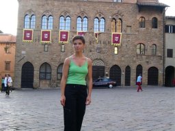 Toscane 2005 - Volterra: la piazza dei Priori